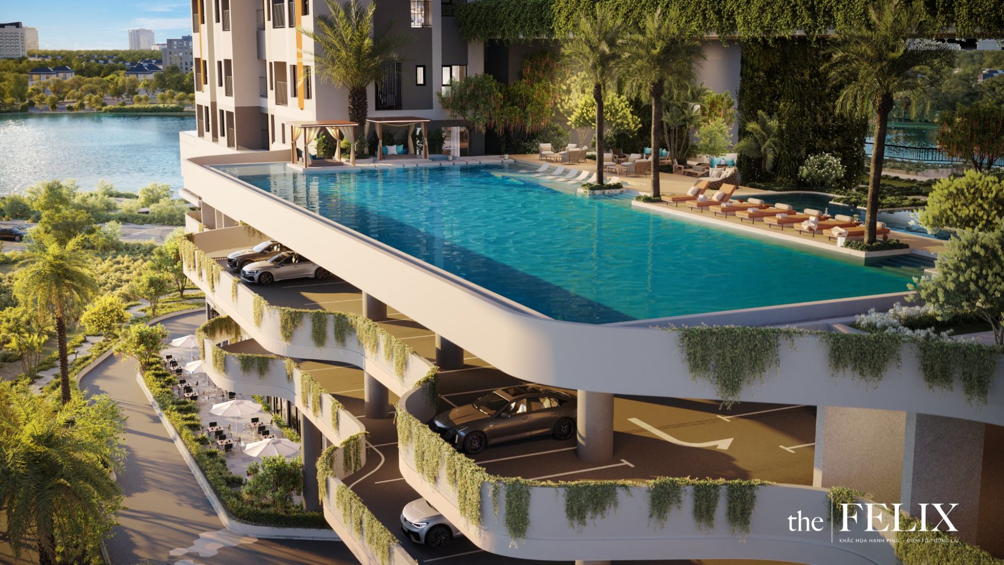 Compressed Panorama Pool Điểm Tụ An Nhiên